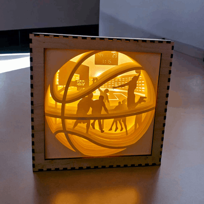 Ballon Basketball - Fichier Lightbox Ballon Basket - LIJO CREA