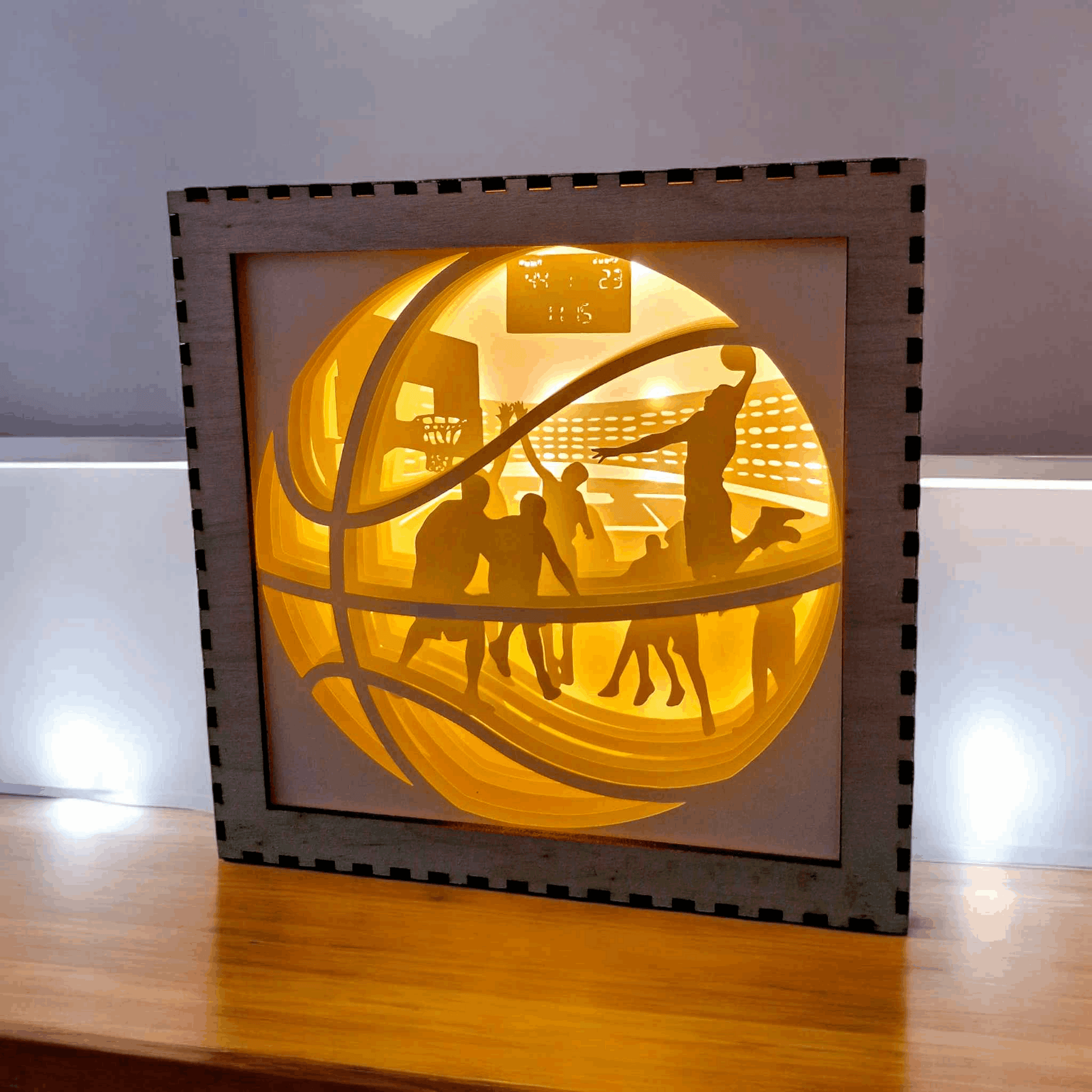 Ballon Basketball - Fichier Lightbox Ballon Basket - LIJO CREA
