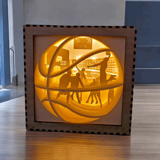 Ballon Basketball - Fichier Lightbox Ballon Basket - LIJO CREA