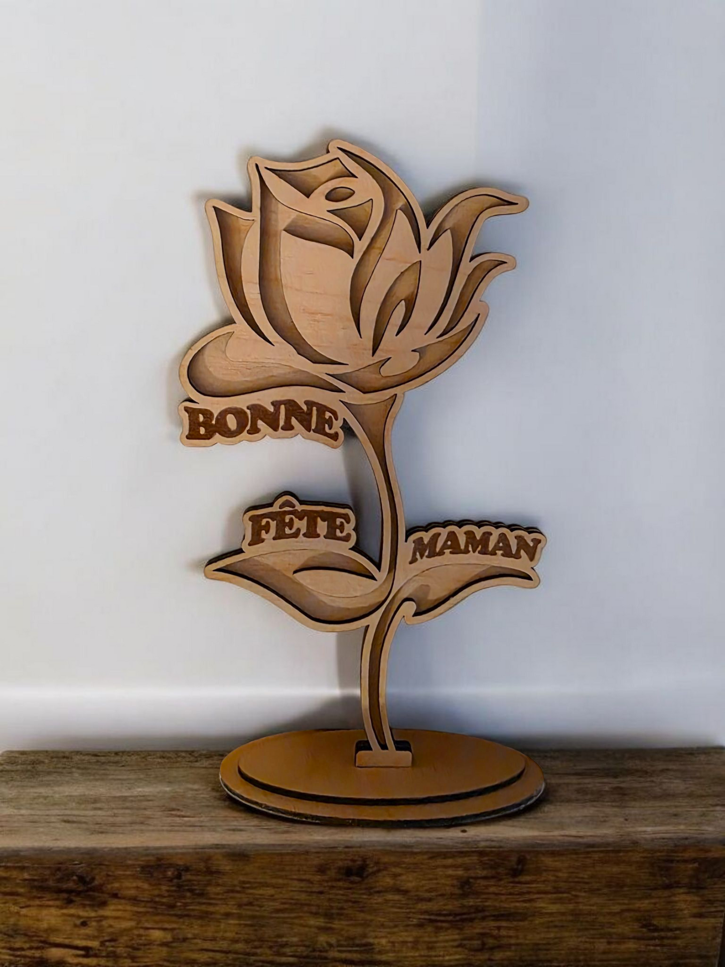 rose fete des meres bois