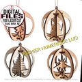 4 Boules 3D Noël - Fichier 4 Boules Noël à Télécharger - LIJO CREA