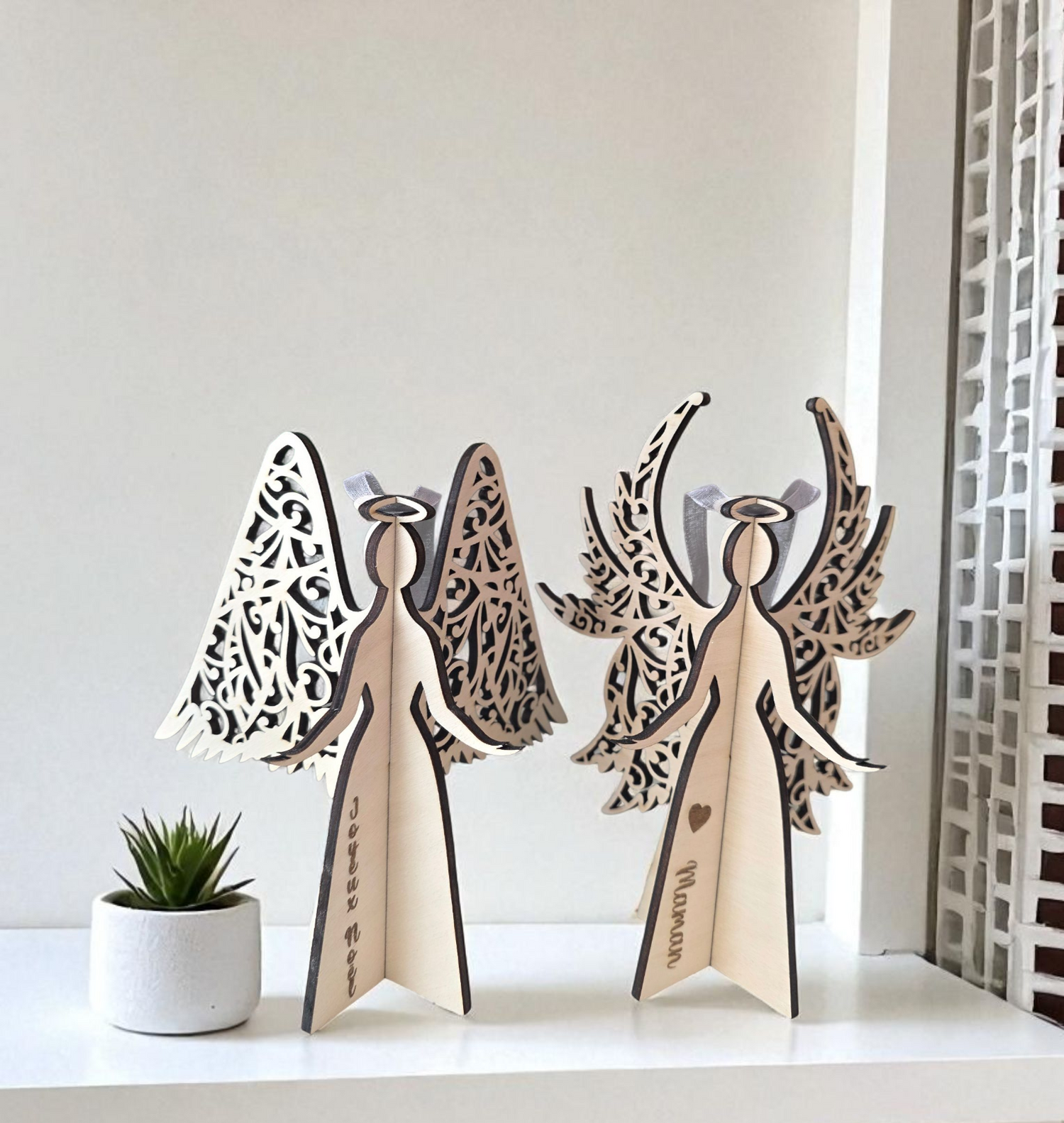 ange decoration bois personnalise