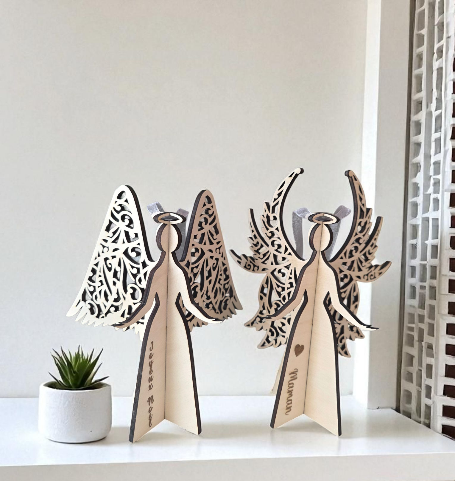 ange decoration bois personnalise