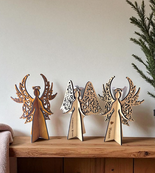 ange bois decoration personnalise