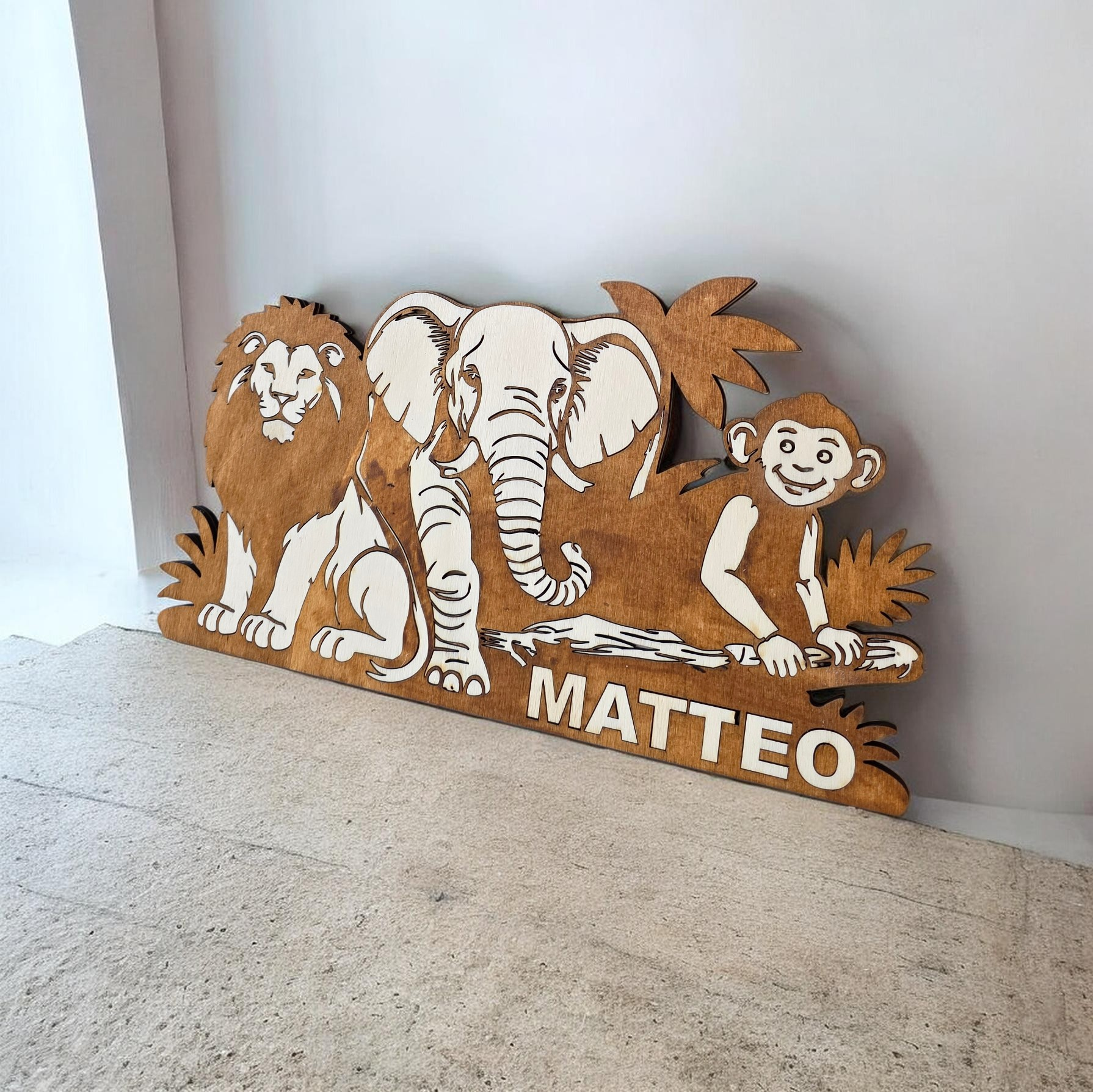Animaux Jungle decoration murale
