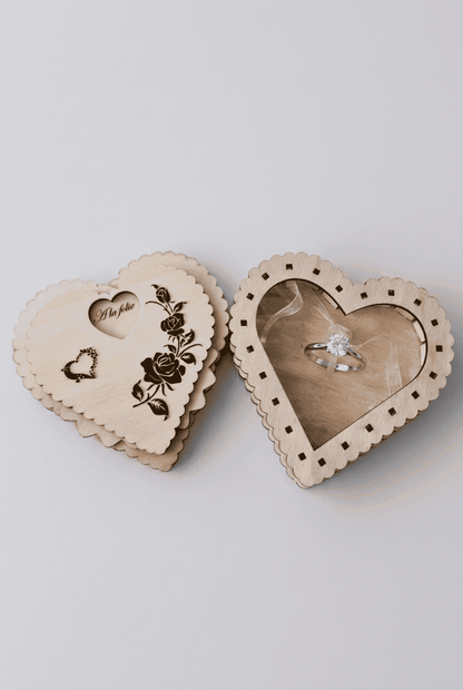 boite coeur personnalisé idée cadeau 