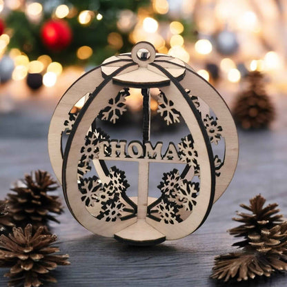 Boules Noël 3D personnalisées unique pour des fêtes mémorables - LIJO CREA