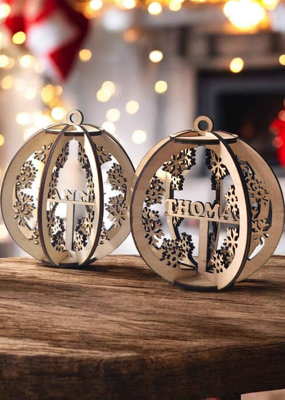 Boules Noël 3D personnalisées unique pour des fêtes mémorables - LIJO CREA