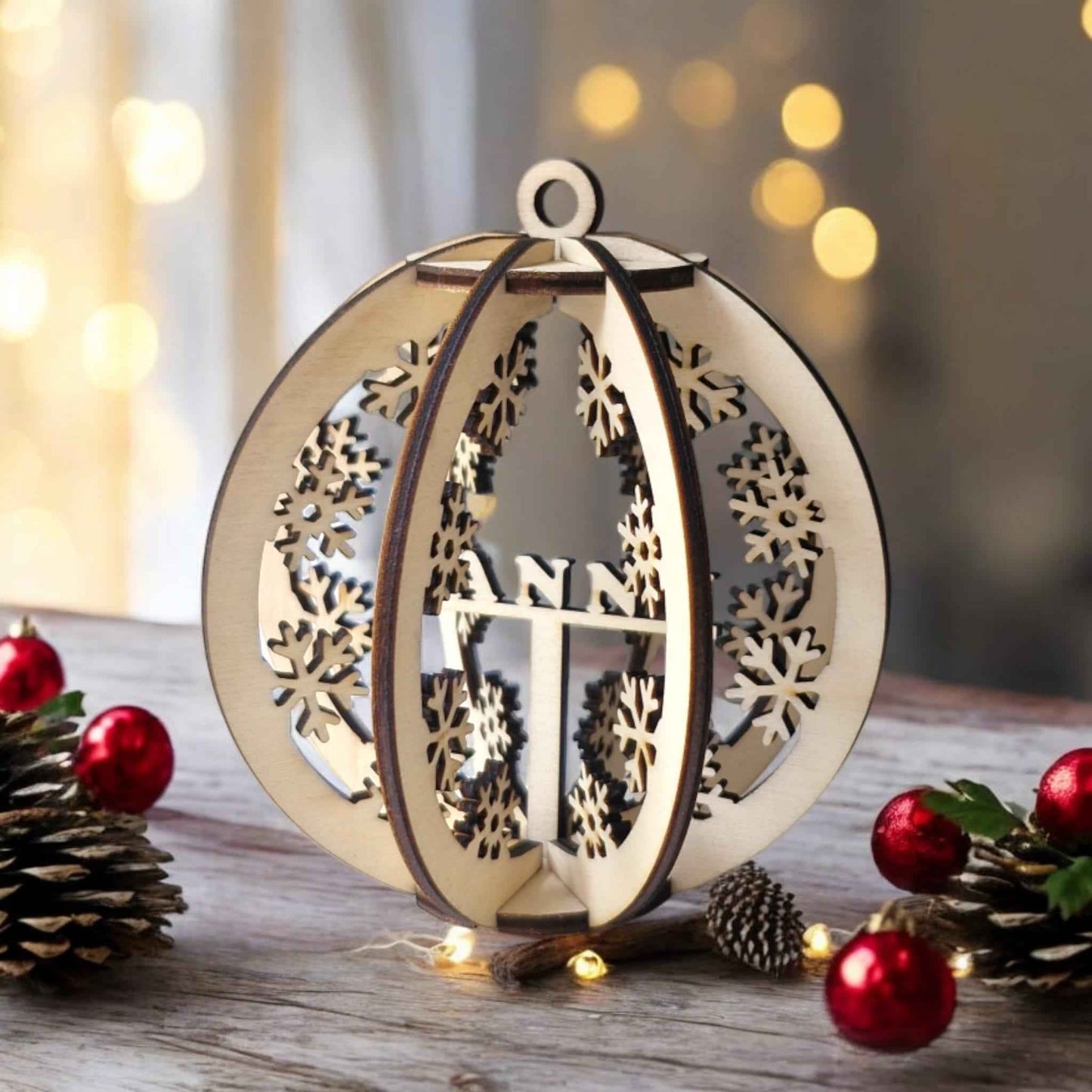 Boules Noël 3D personnalisées unique pour des fêtes mémorables - LIJO CREA