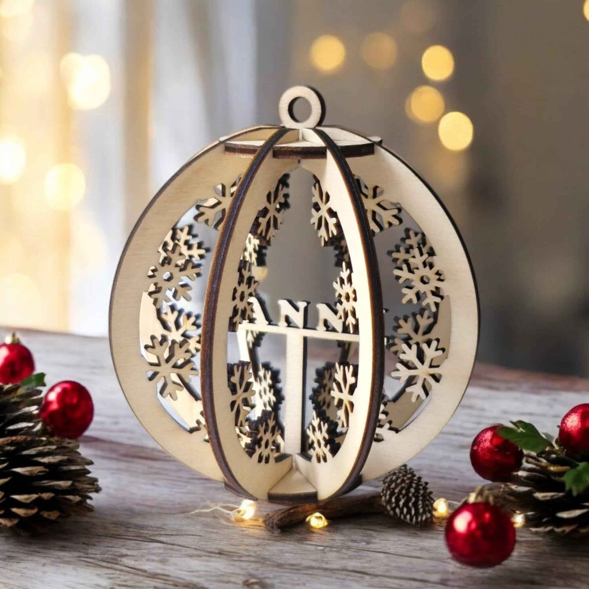 Boules Noël 3D personnalisées unique pour des fêtes mémorables - LIJO CREA