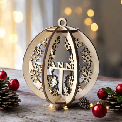 Boules Noël 3D personnalisées unique pour des fêtes mémorables - LIJO CREA