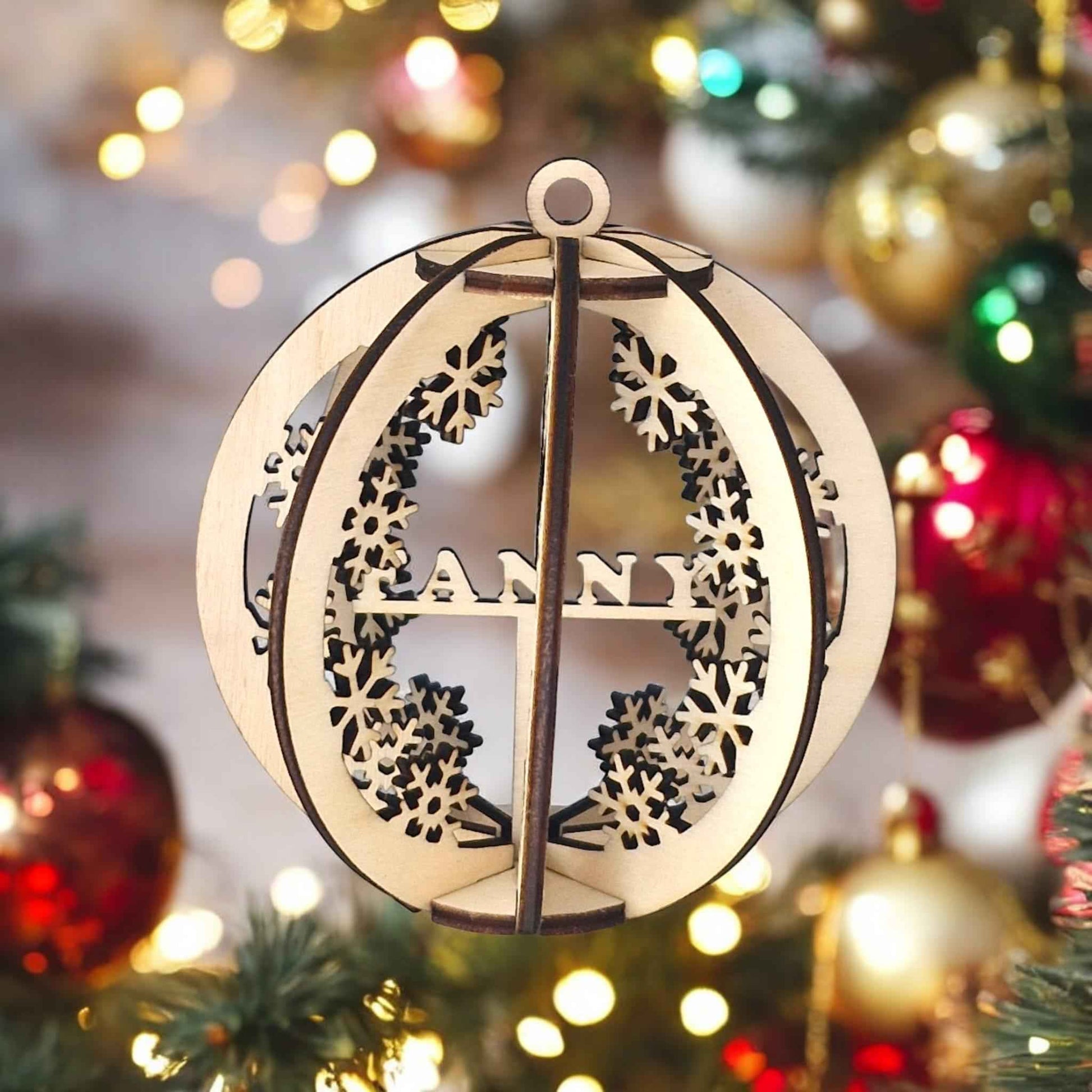 Boules Noël 3D personnalisées unique pour des fêtes mémorables - LIJO CREA