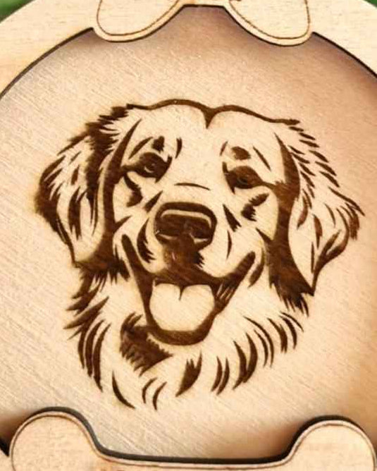 Boule de Noël chien personnalisée - Boule de Noël chien unique - LIJO CREA