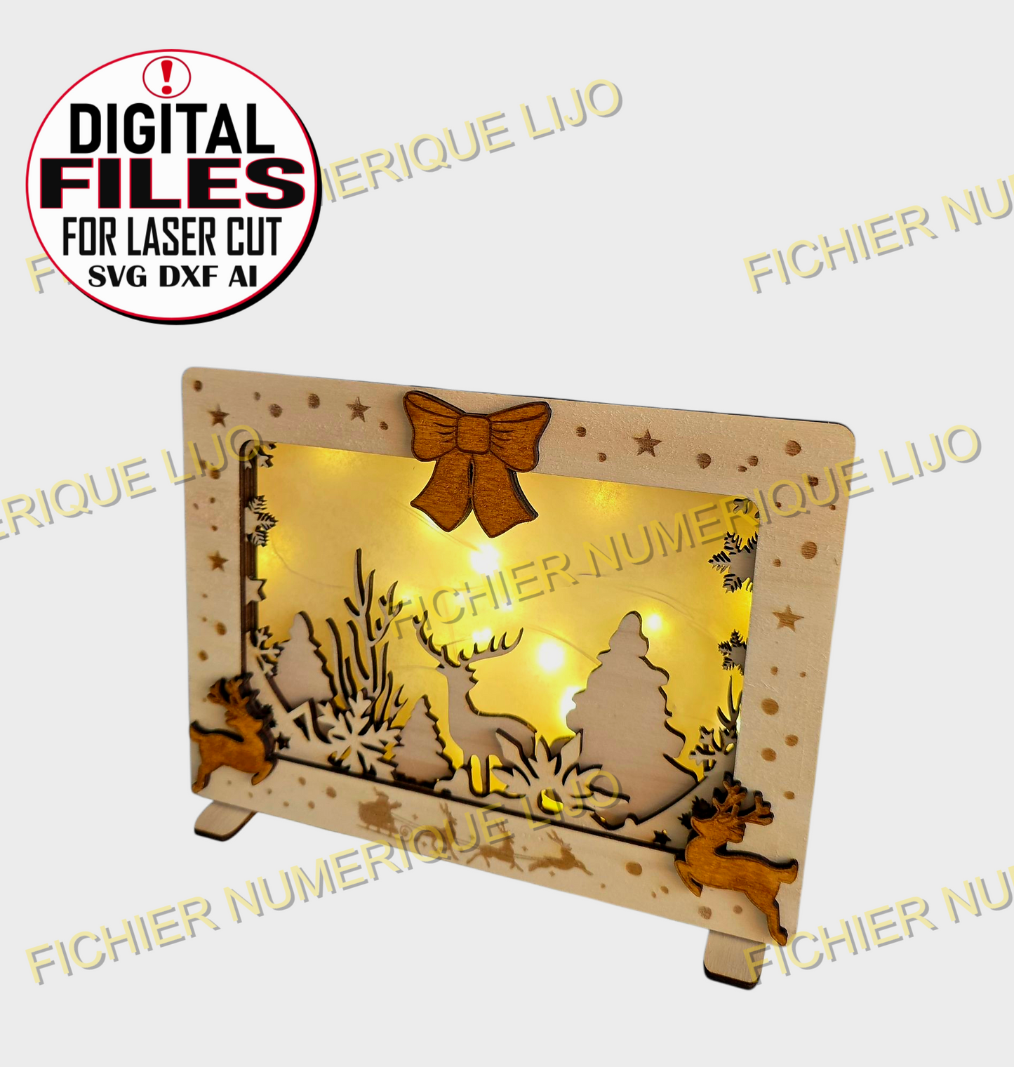 Fichier Cadre LIghtbox Noel