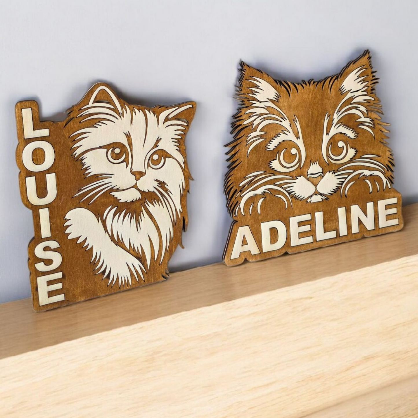 chat bois personnalise decoration chambre enfant