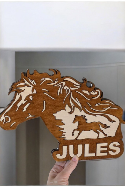 Decoration murale cheval