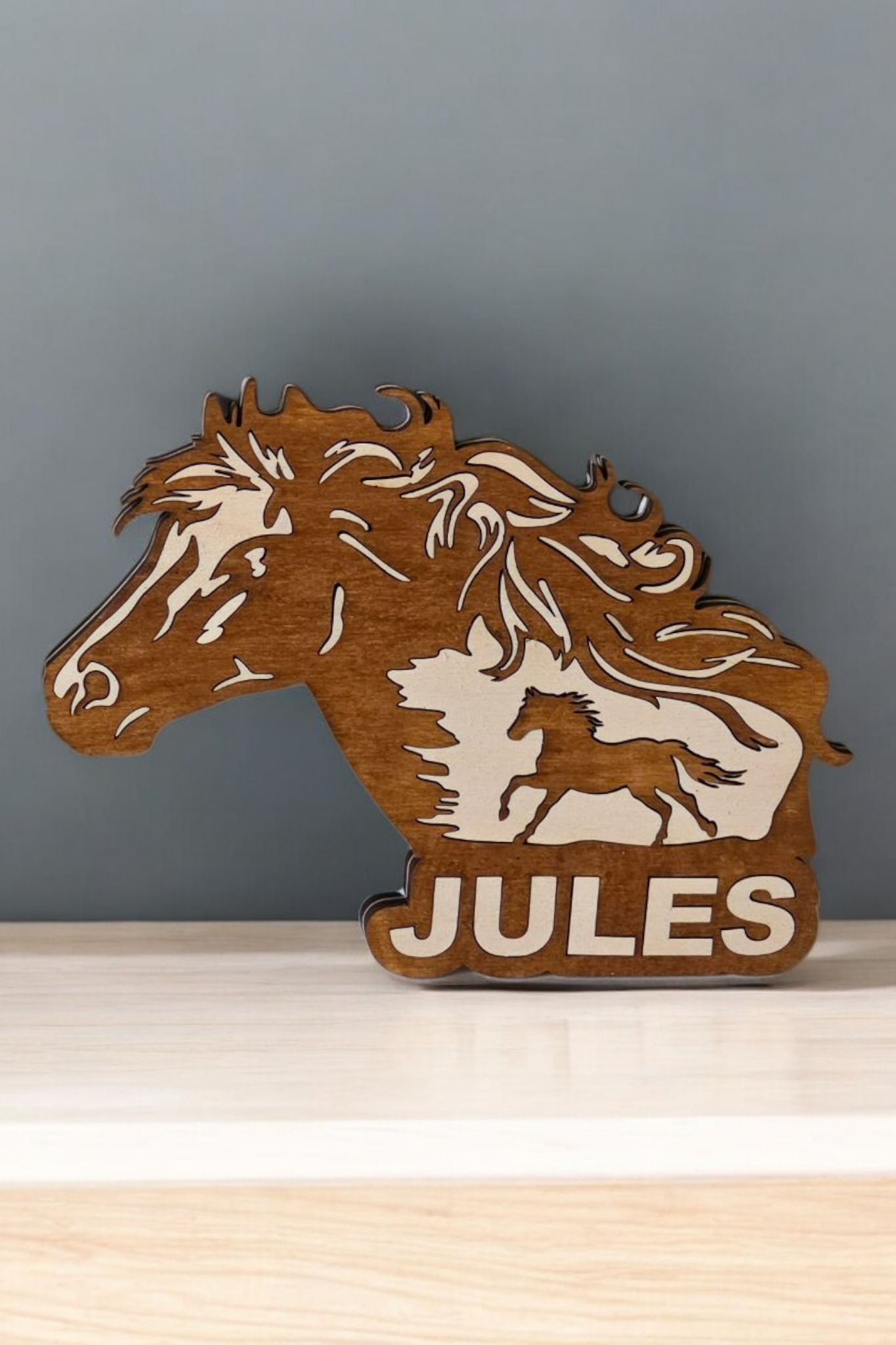 Decoration murale cheval