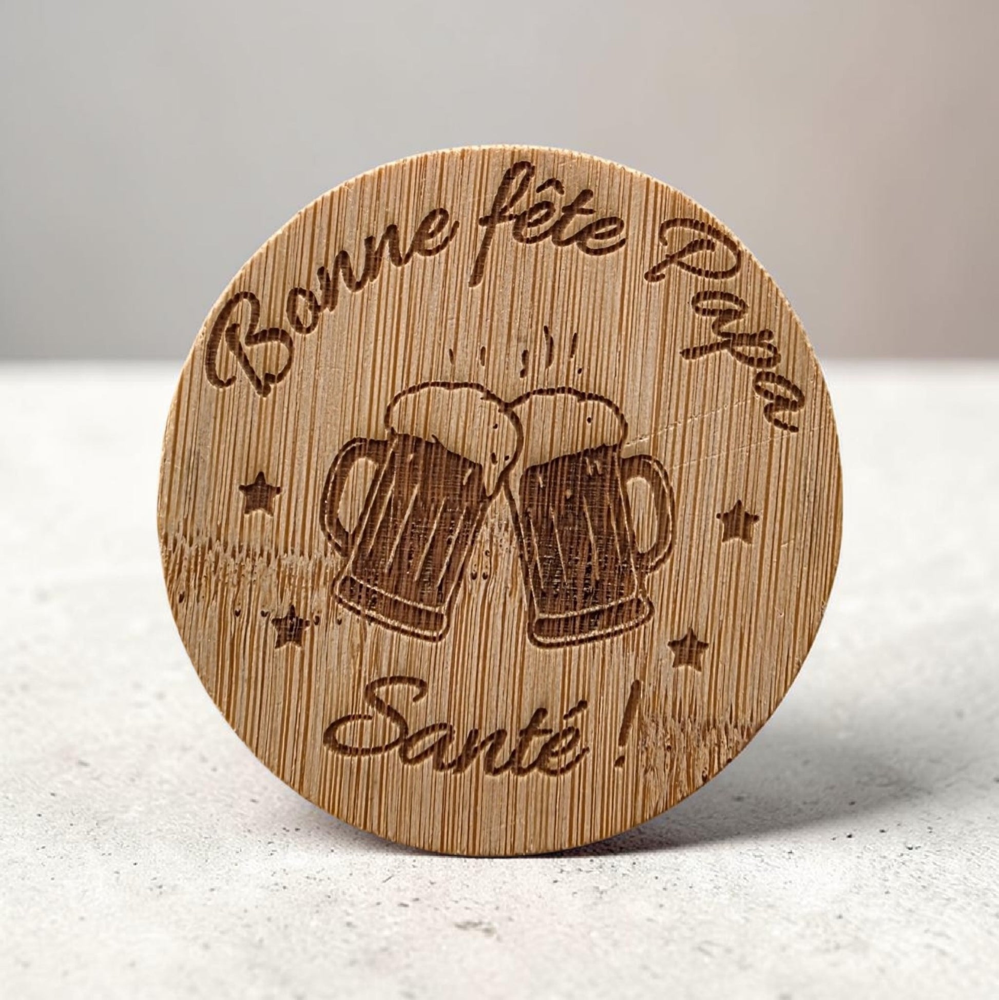 décapsuleur magnétique fête des pères idée cadeau papa papi magnet frigo personnalisé