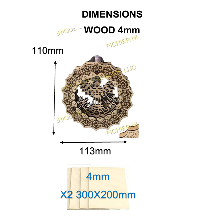 boule noel deco bois