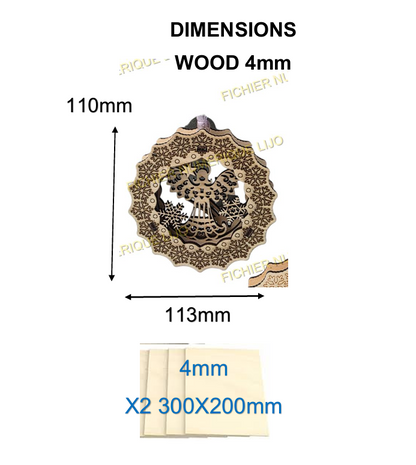 boule noel deco bois
