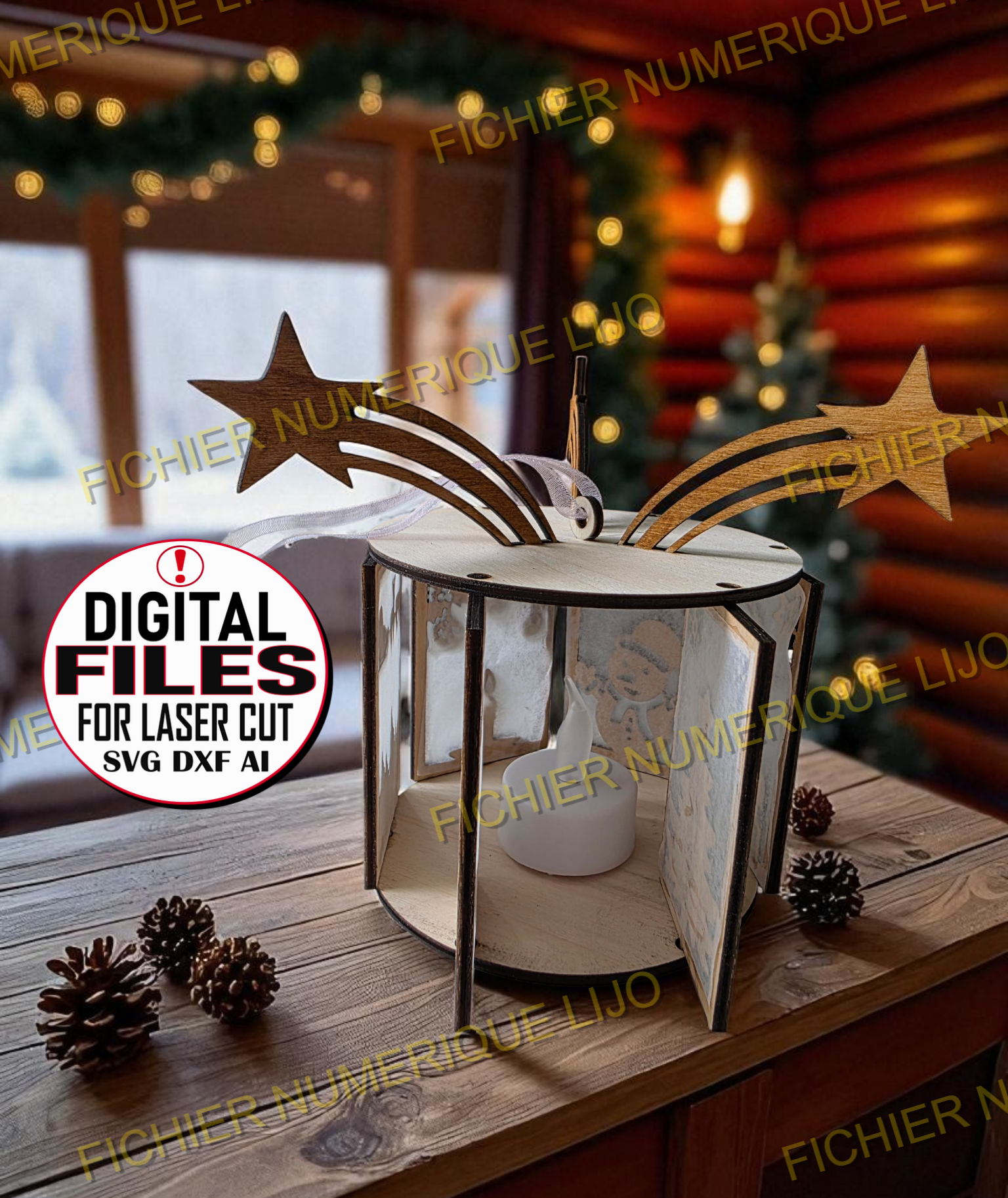Fichier Lanterne Noël