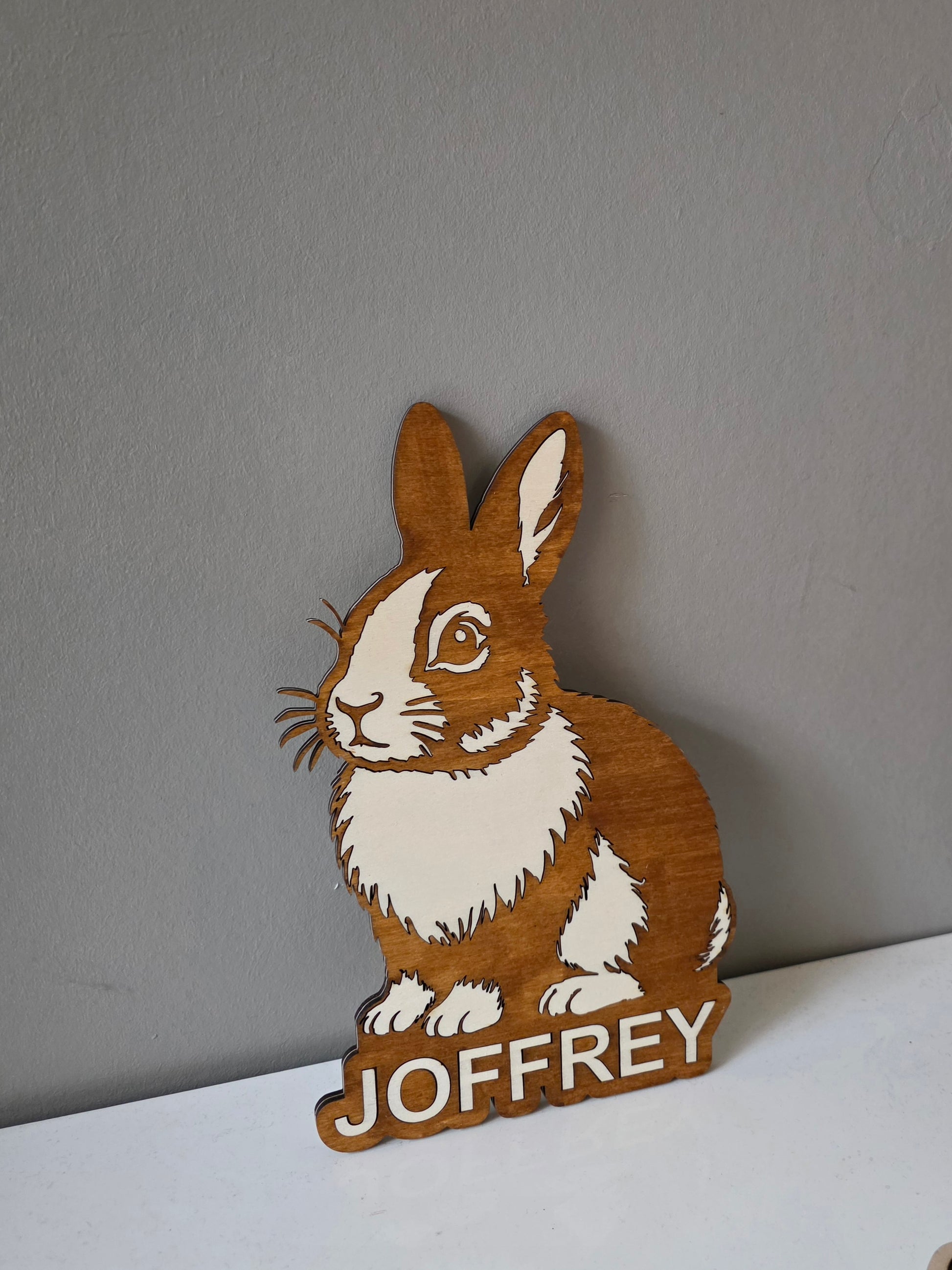 lapin décoration murale personnalise