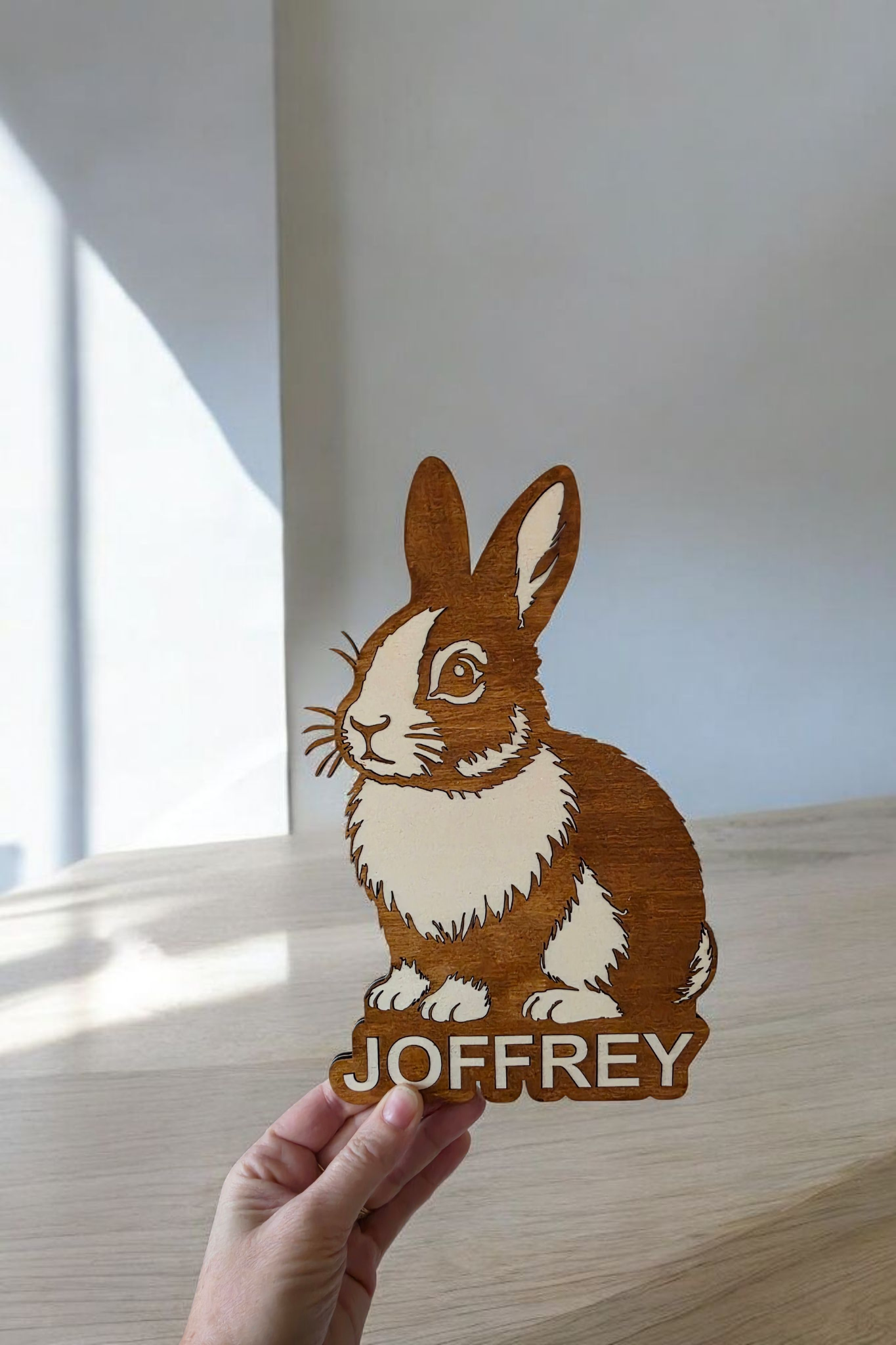 lapin décoration murale personnalise