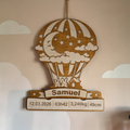 Decoration murale Montgolfiere naissance