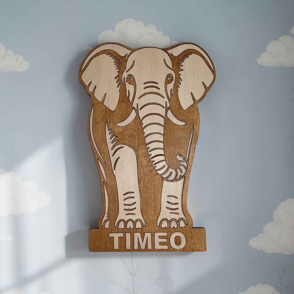 Décoration murale Éléphant adulte