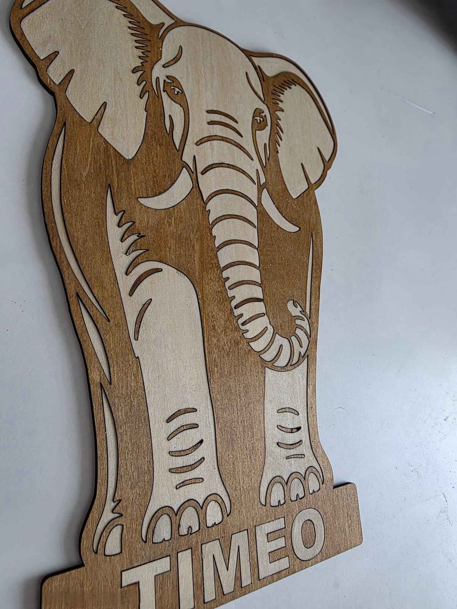 Décoration murale Éléphant adulte