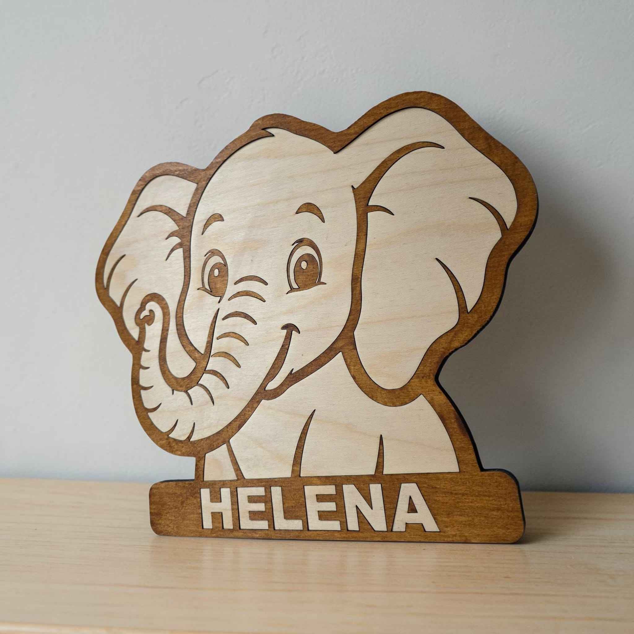 Décoration murale bébé éléphant