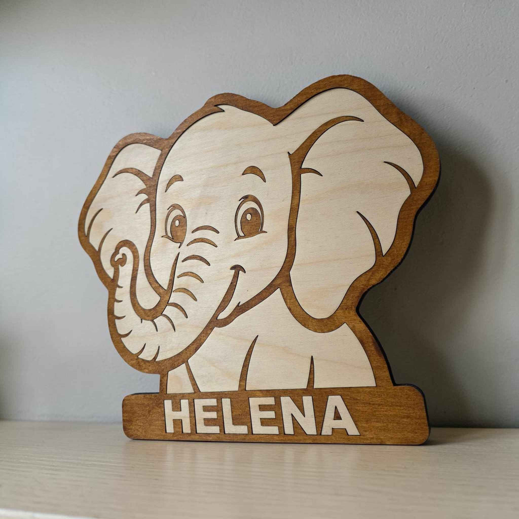 Décoration murale bébé éléphant