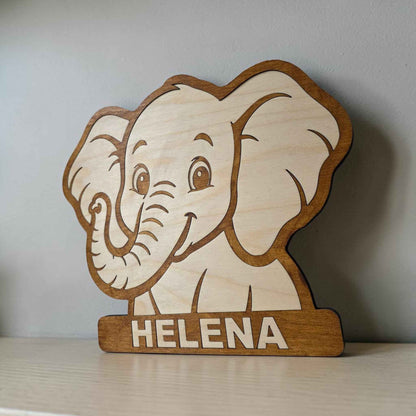Décoration murale bébé éléphant