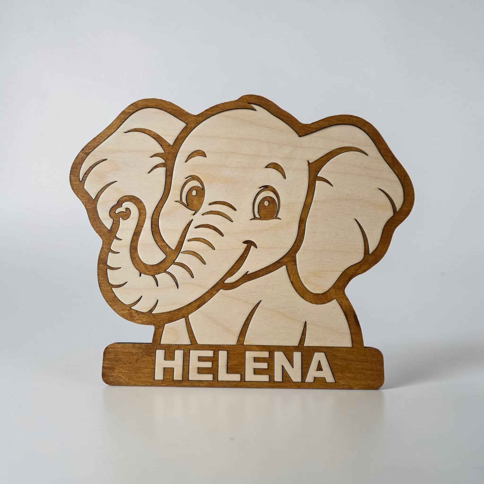 Décoration murale bébé éléphant