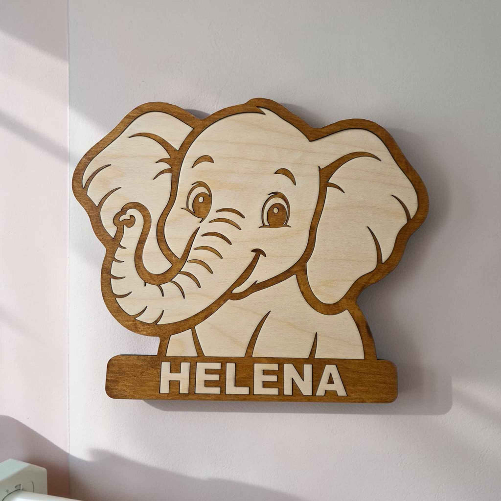 Décoration murale bébé éléphant