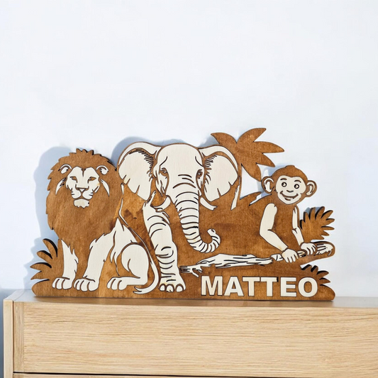 Animaux Jungle decoration murale