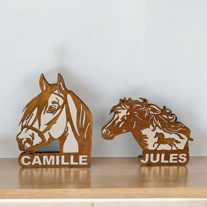 Decoration murale cheval