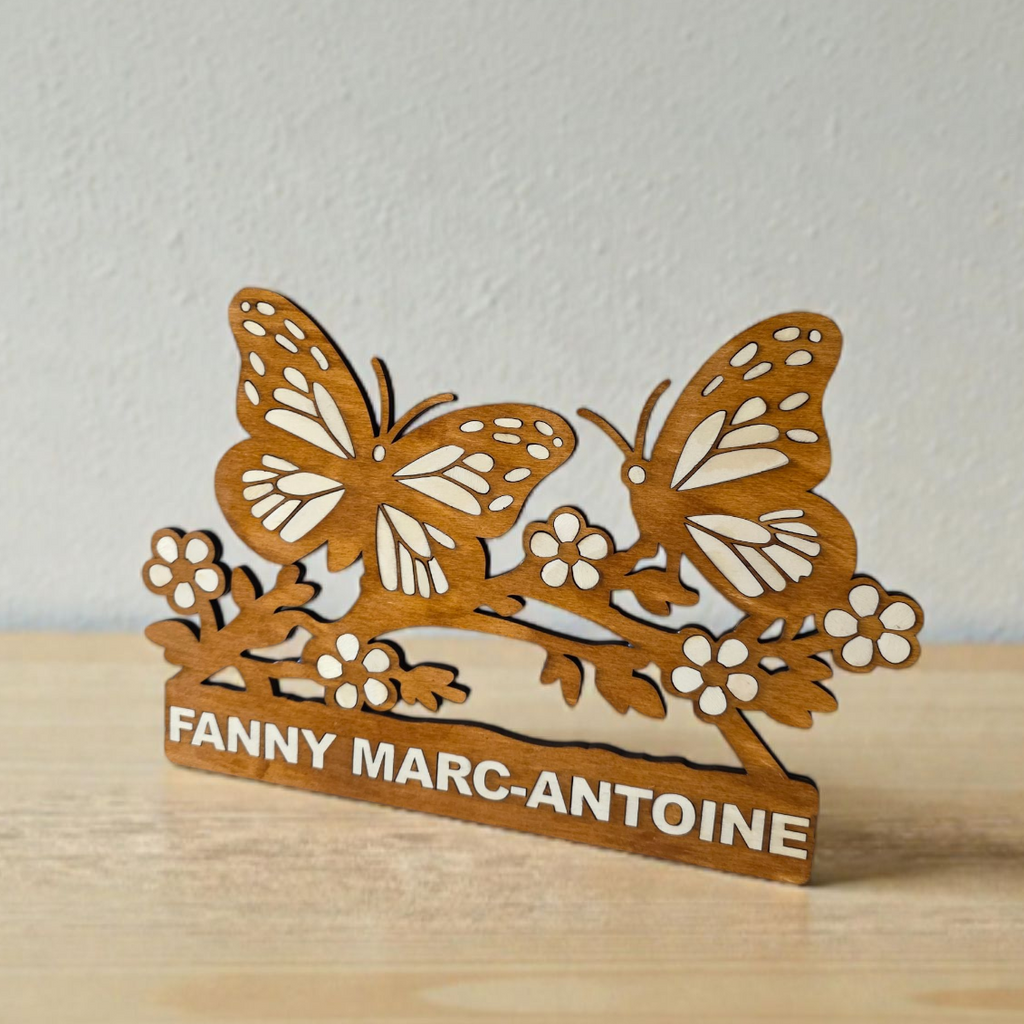 Decoration murale papillon