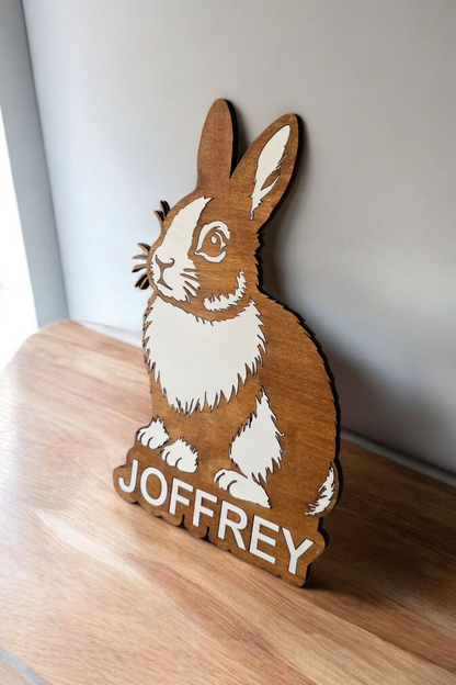 lapin décoration murale personnalise