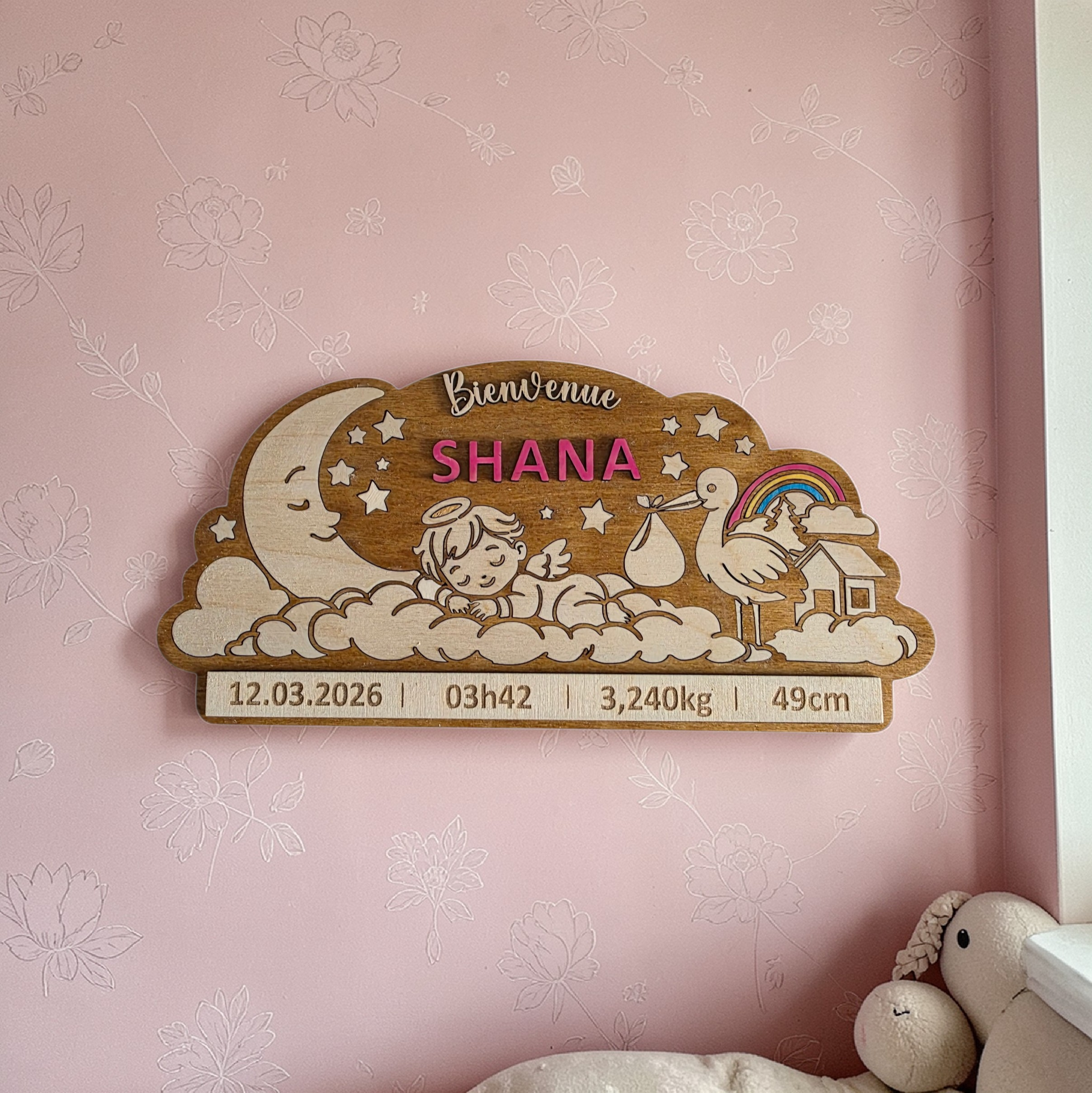 Decoration murale naissance