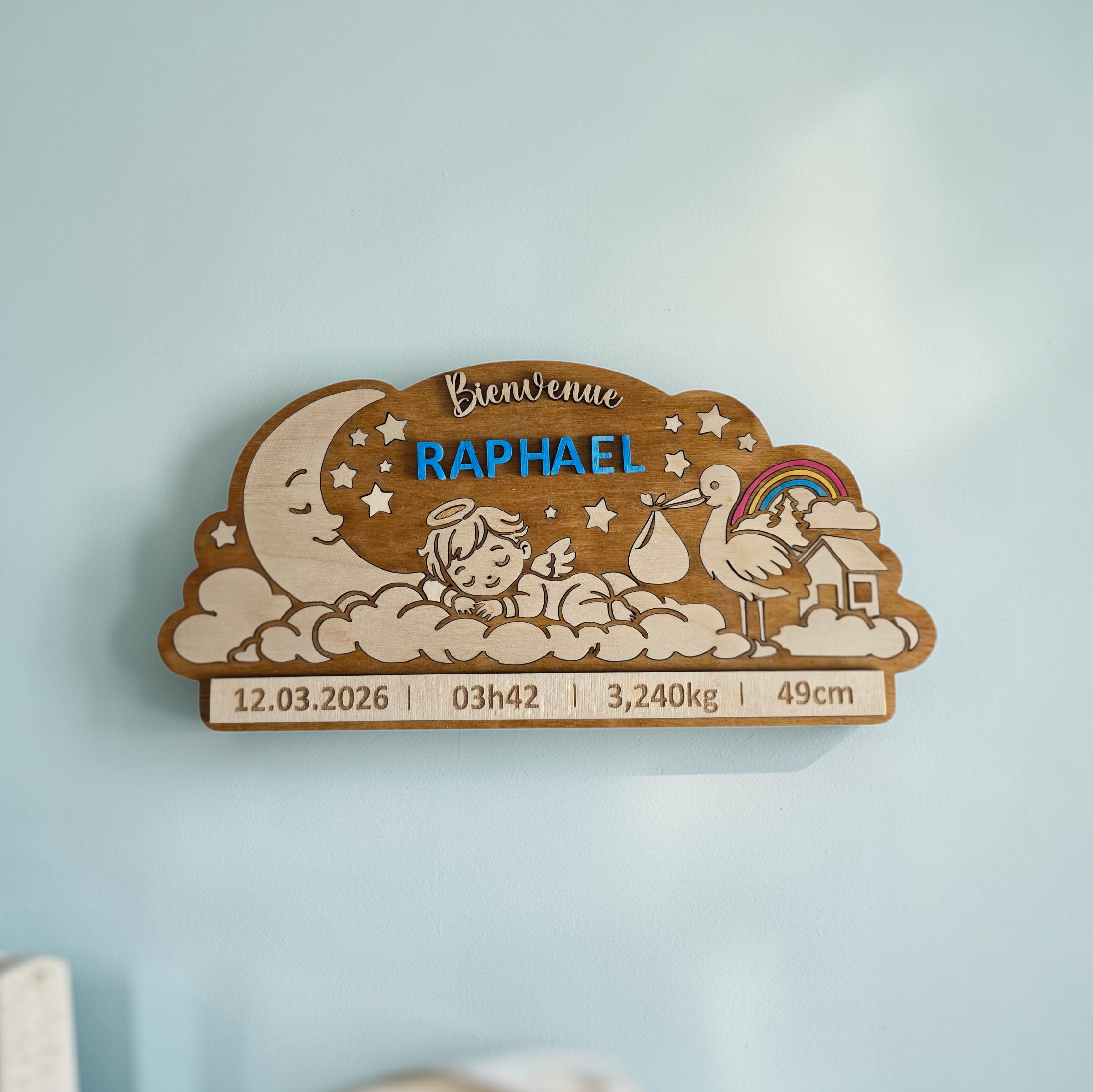 Decoration murale naissance