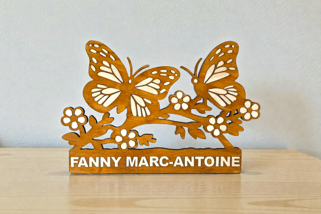 Decoration murale papillon