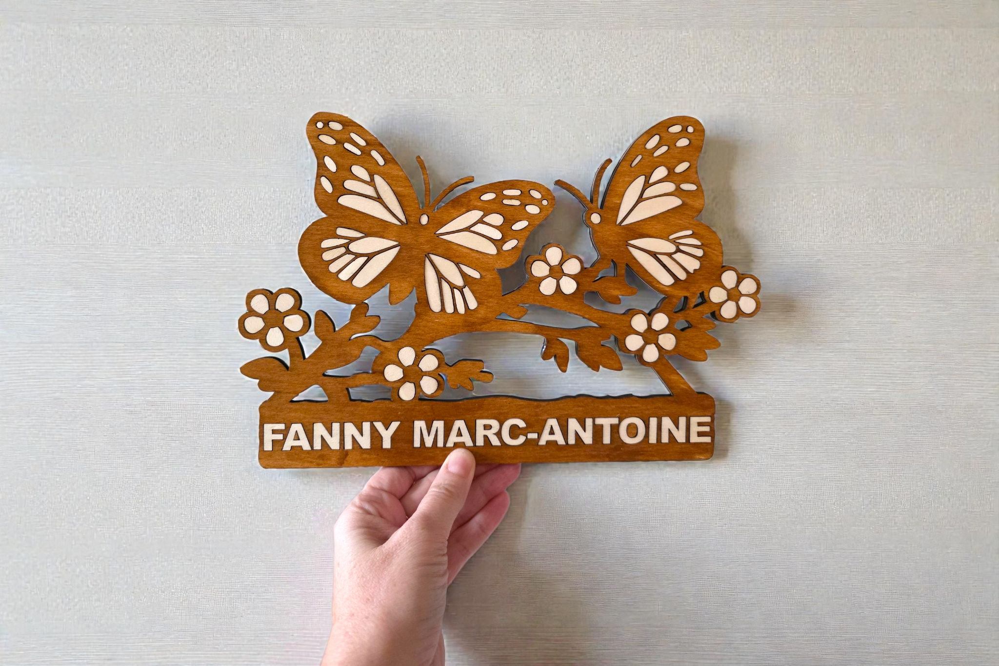 Decoration murale papillon