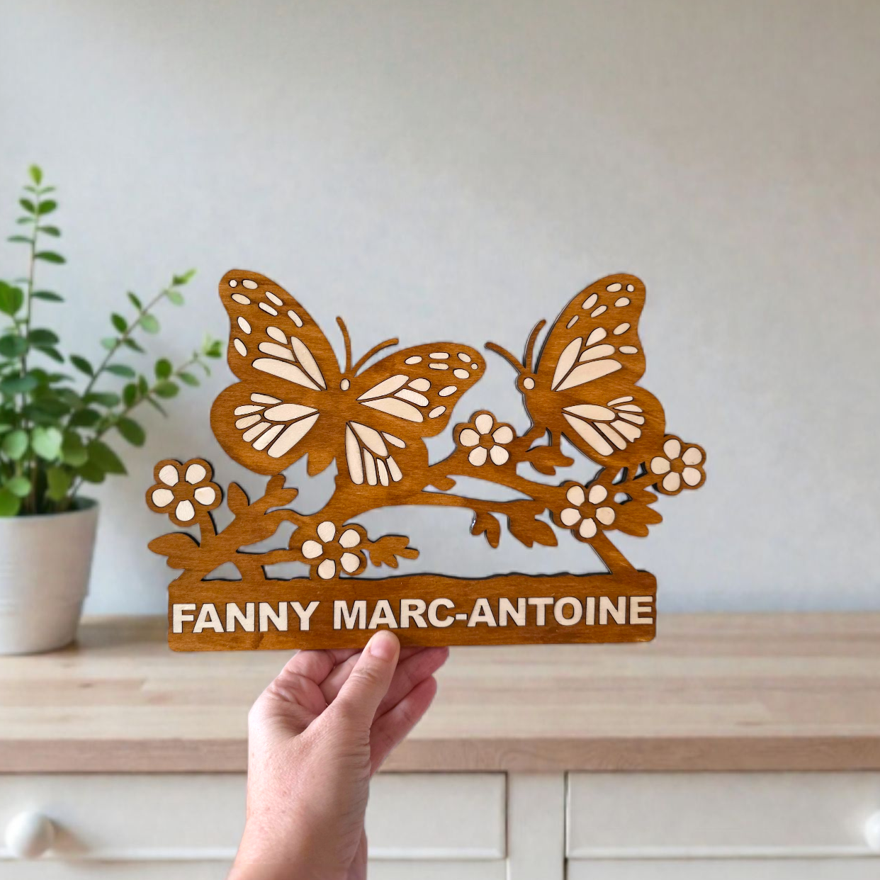 Decoration murale papillon