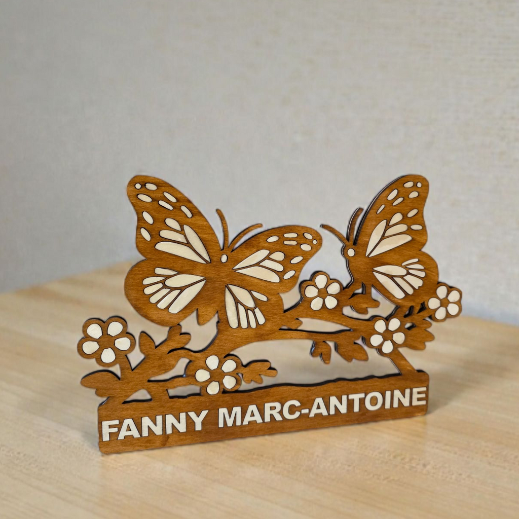 Decoration murale papillon
