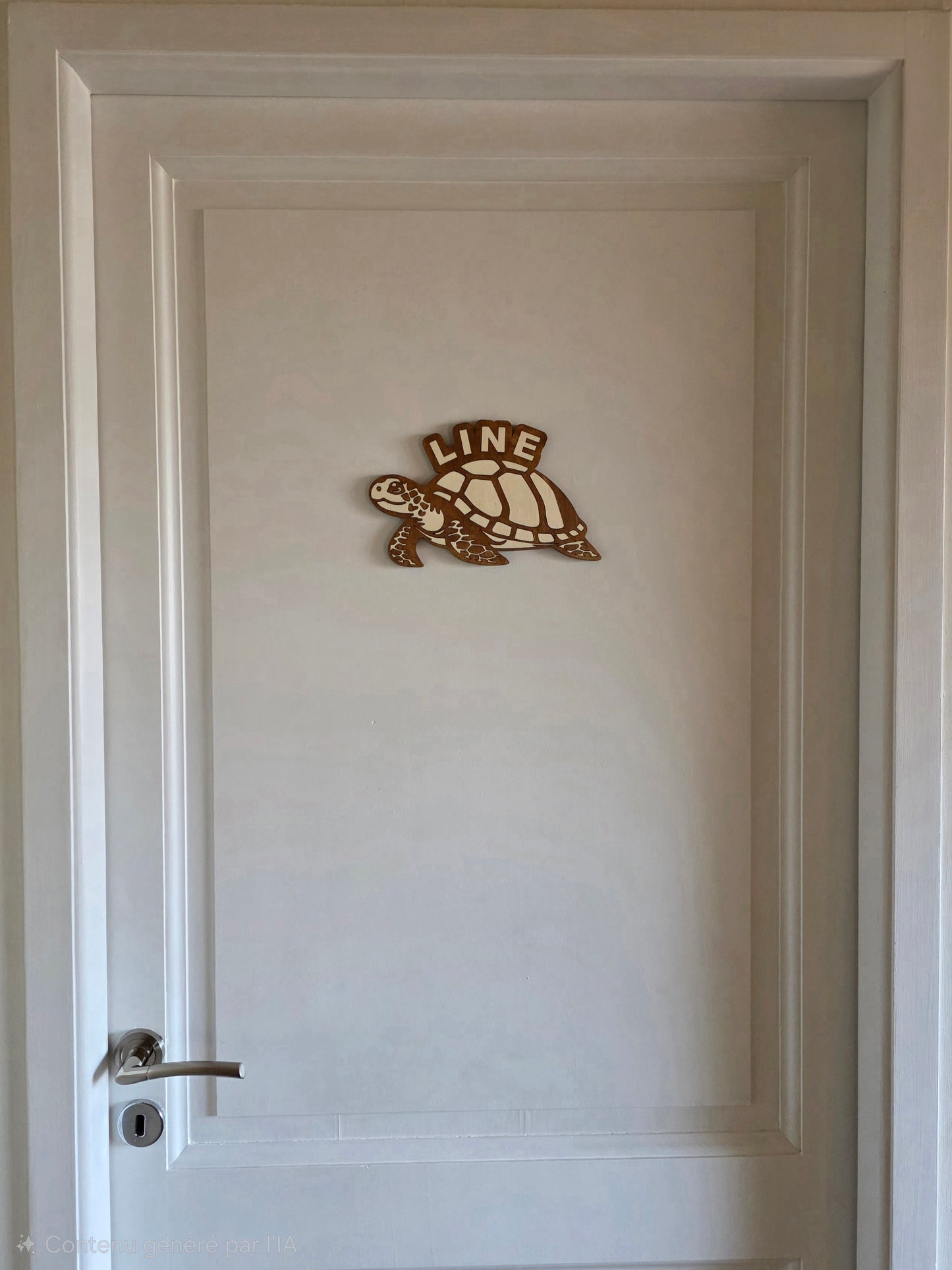 decoration porte tortue bois decoration