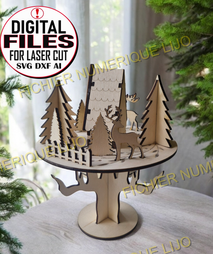 Fichier arbre Noël SVG