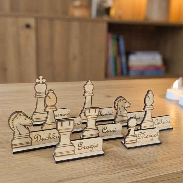 Marque place pièces d’échecs