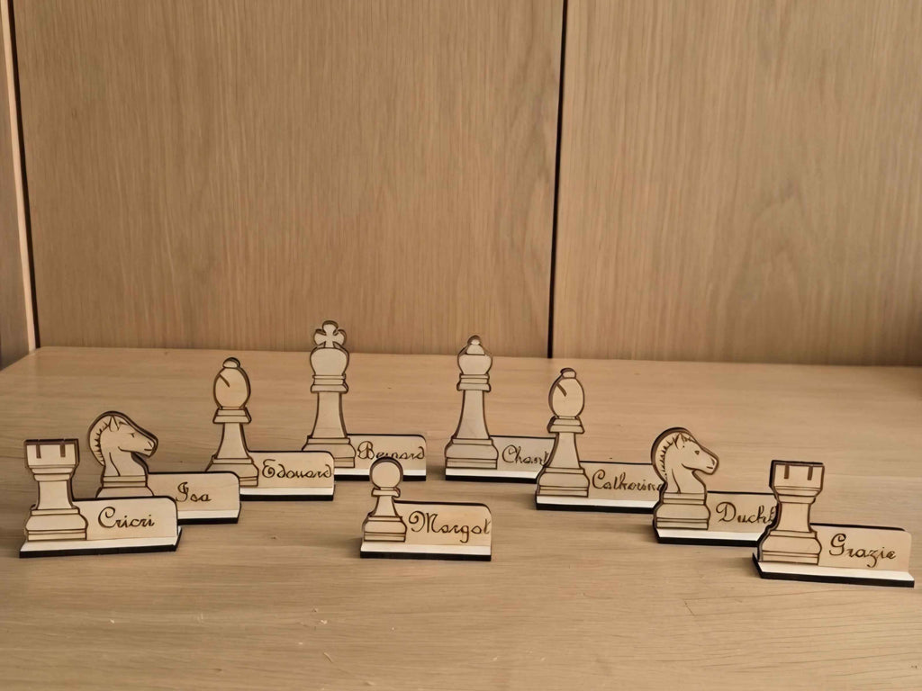 Marque place pièces d’échecs