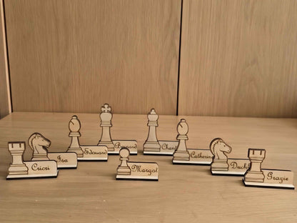 Marque place pièces d’échecs